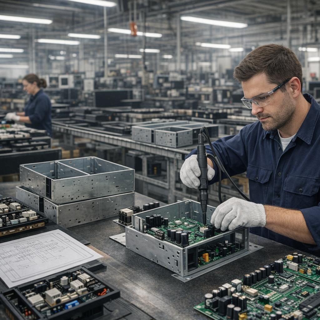 Assemblage tÃ´les & Ã©lectronique